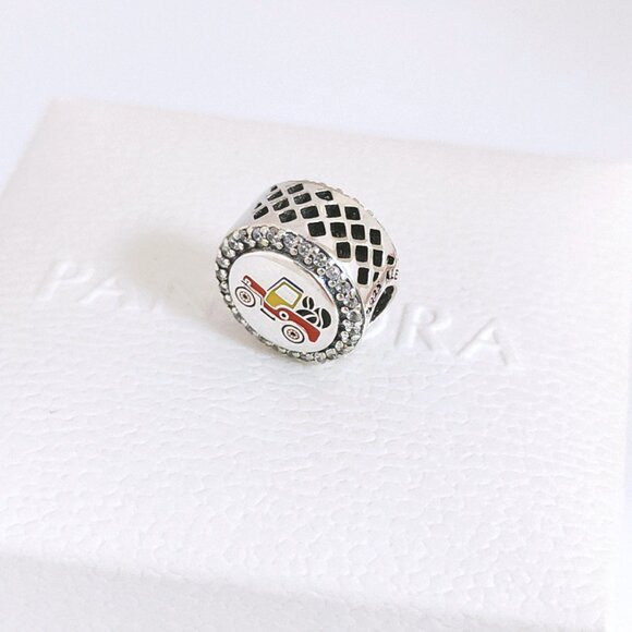 Pandora Colombia Exclusive Country Truck Flag Colors Bead Charm S925 Silver - Picture 7 of 9